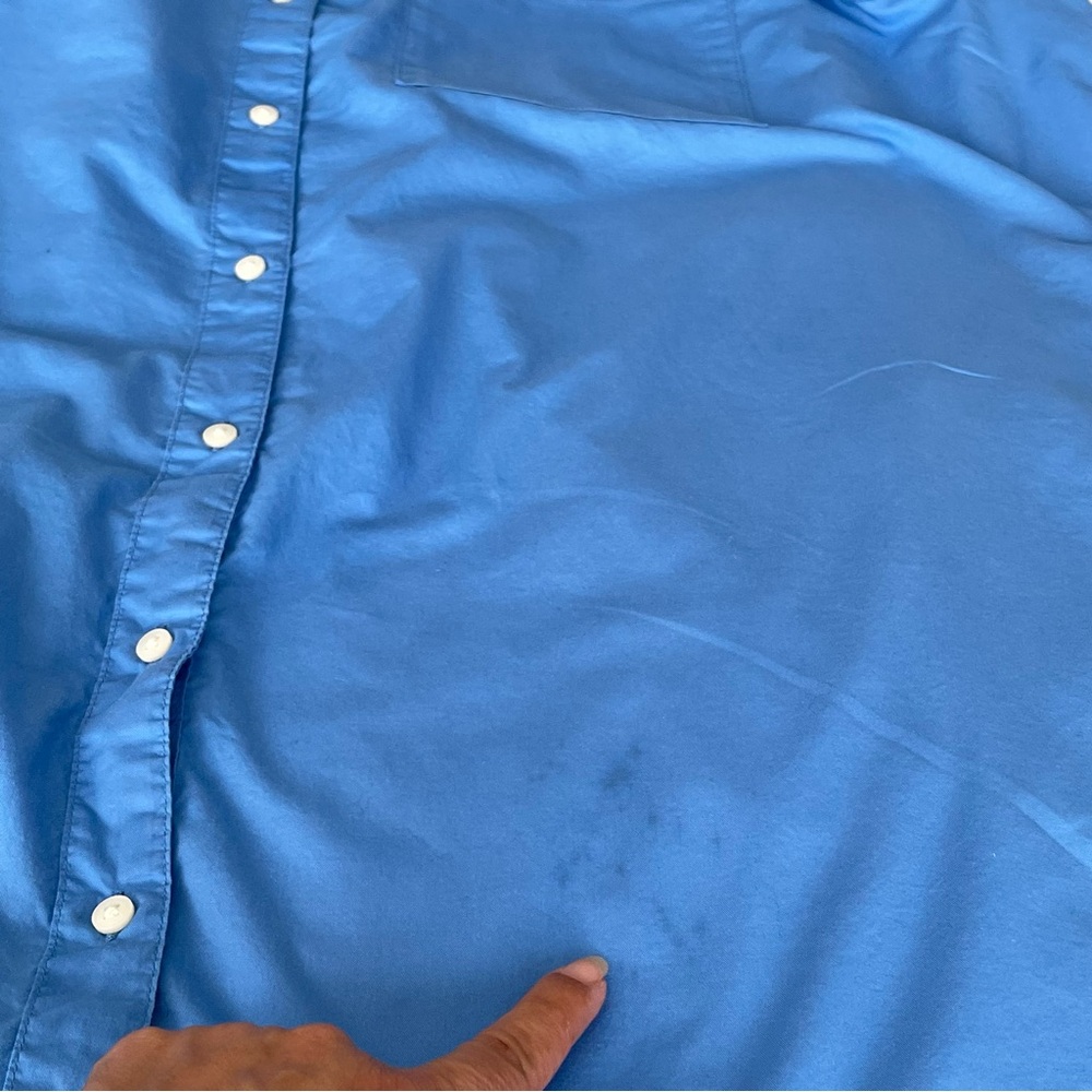 Old Navy Sky Blue Shirt Dress - Picture 10 of 13